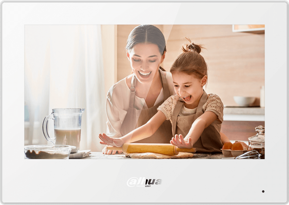 Видеодомофон Dahua DHI-VTH5321GW-W цифровой, белый с 7-дюймовым экраном