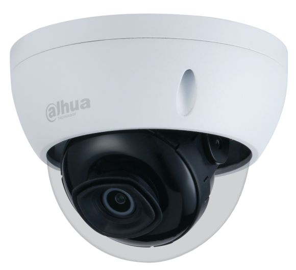 Видеокамера IP купольная, уличная Dahua DH-IPC-HDBW2230EP-S-0280B, 2Мп, 2,8мм f1.6, корпус белый