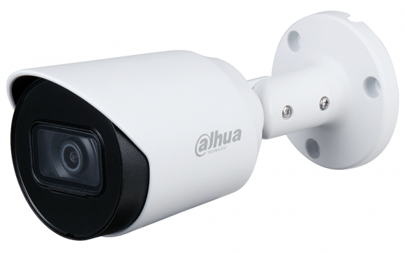 Камера видеонаблюдения цилиндрическая Dahua DH-HAC-HFW1200TP-0280B 2.8-2.8мм HD-CVI HD-TVI цветная корпус белый